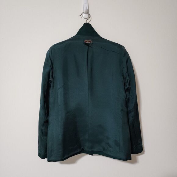 Vintage Charter Club Petites by Jane Justin Womens Wool Skirt Suit Green Size 4P - Picture 6 of 13